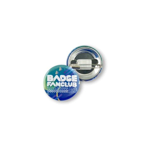 オリジナル缶バッジ | 32mm | 安全ピン（貼り付け型） | BADGE