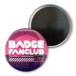 画像1: 缶バッジ | 76ｍｍ | マグネット（ラバー） (1)